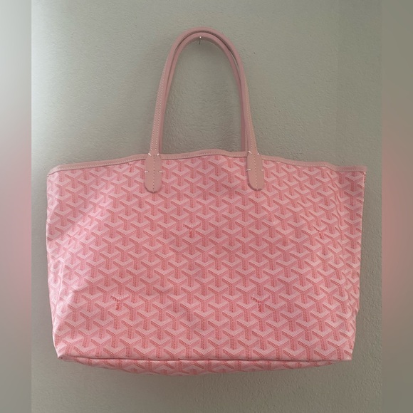 Goyard Saint Louis Bag & Pouch Wallet Pink With Flaws - Picture 1 of 16